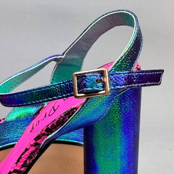 Lemon Drop by Privileged Iridescent Platform Heels – Size 7,5 - Picture 7 of 11